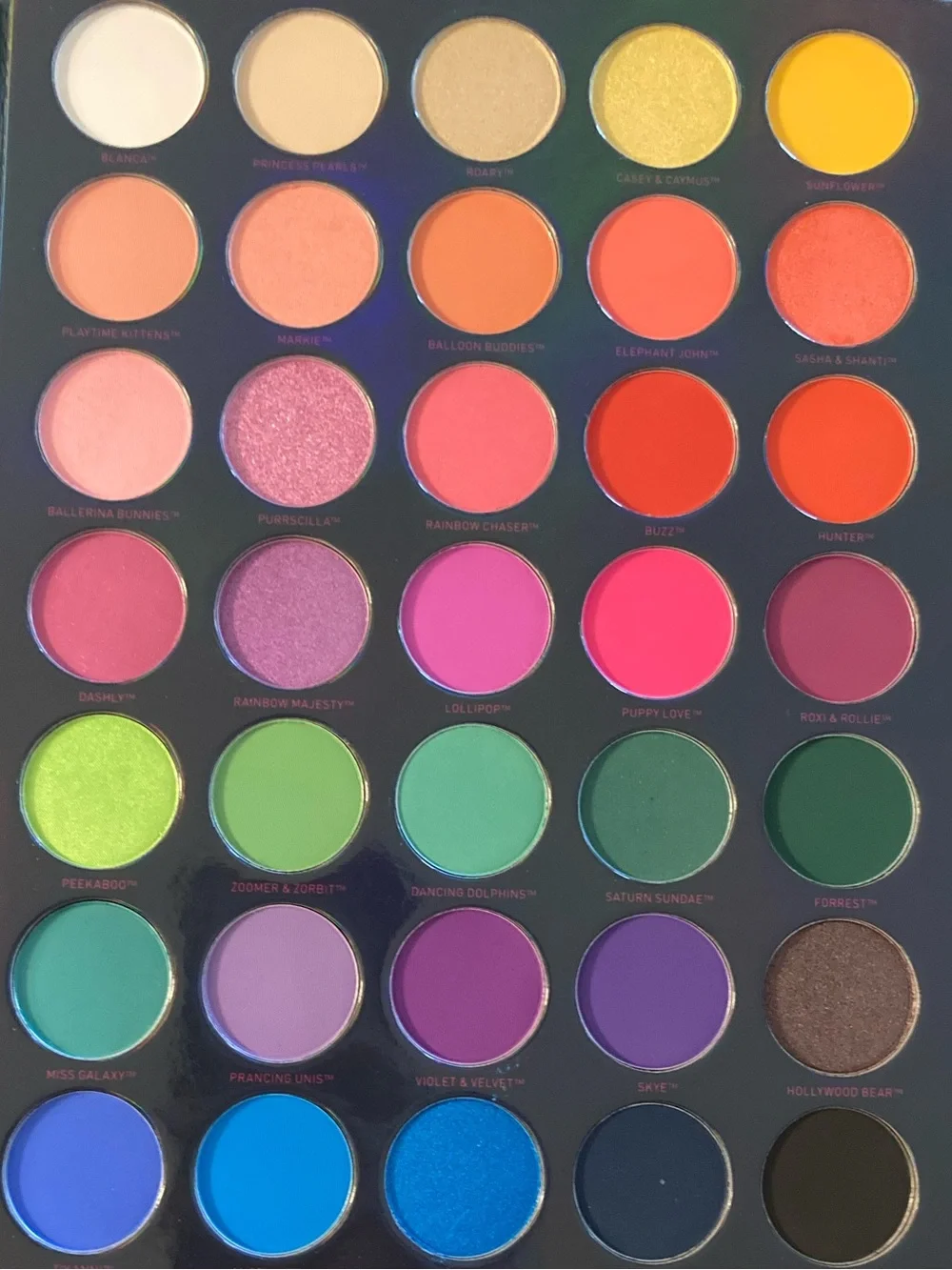 MORPHE x LISA FRANK '35B' Eyeshadow Palette - 35 shades - NEVER USED/SWATCHED